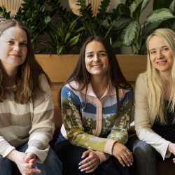 Språkansvarlig i Helsenorgeredaksjonen, Reidun Heggedal, Thea Wehler Knudtzon og Maimu Berezkina