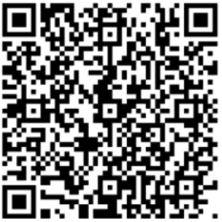 QR-kode for tilbakemelding til webinaret Slik lykkes du med videokonsultasjoner