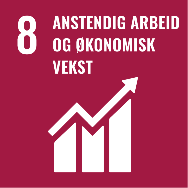 Illustrasjon FN bærekraftsmål 8
