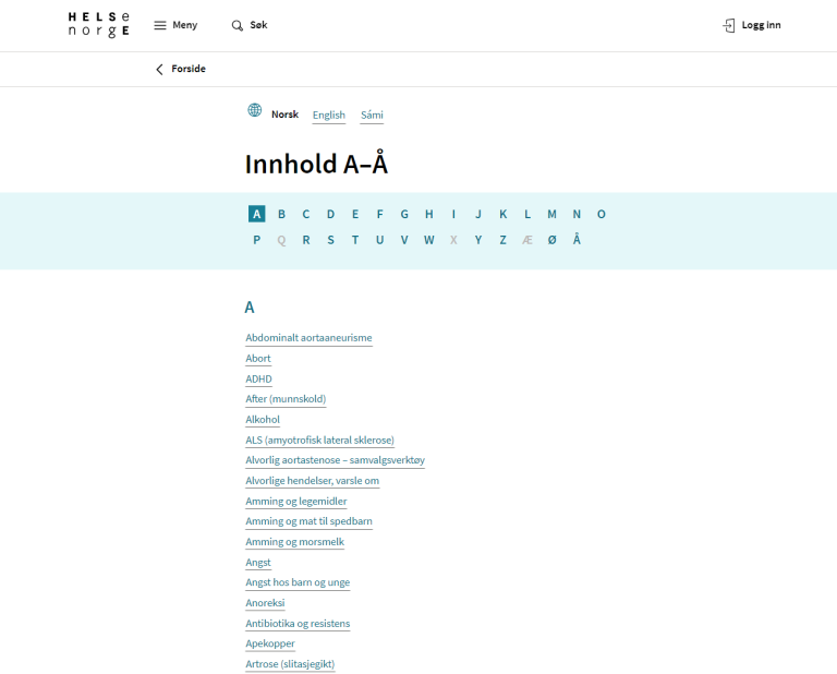 Innholdsfortegnelse på Helsenorge.png