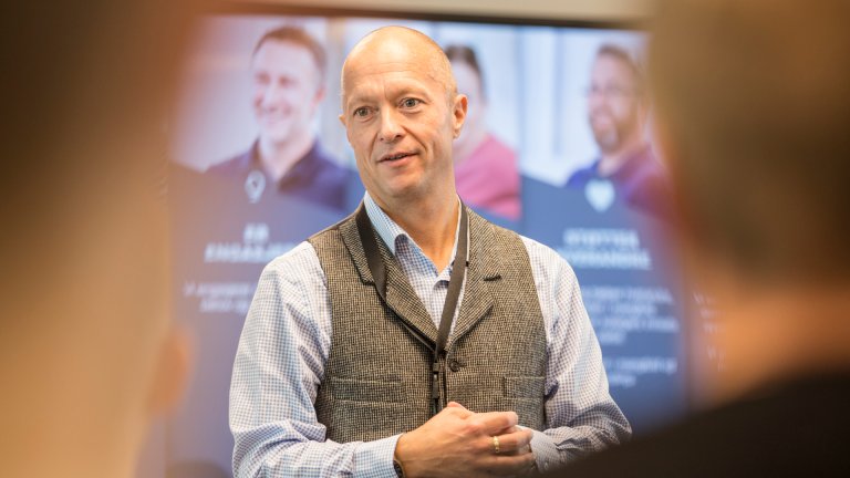 Johan Ronæs holder foredrag