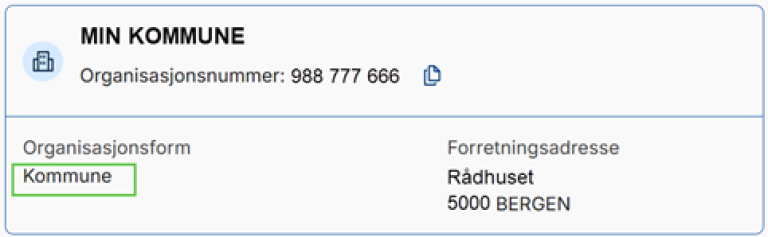 Kommune som en overenhet