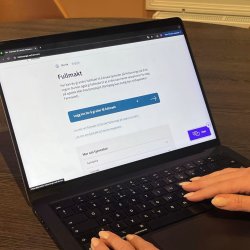 PC-skjerm som viser fullmakt på Helsenorge